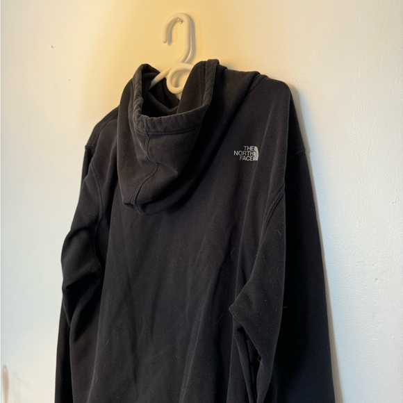 Black grey hoodie , warn vintage look see photo, XL NORTHFACE - Picture 2 of 3